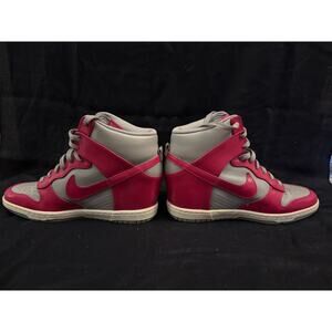 Nike Dunk Sky Hi 528899 001 Medium Grey /Sport Fuchsia-Sail Wmn Sz 10 Wedge 2012